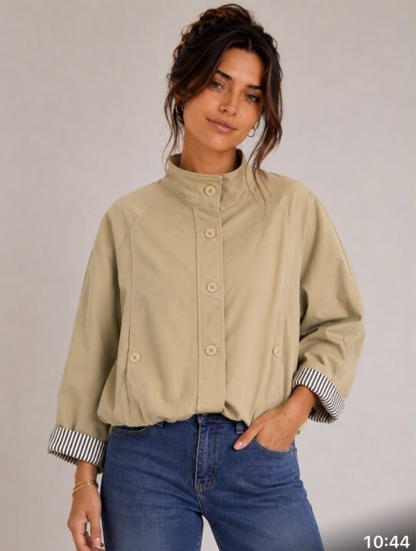 Maya Jacket Beige - Image 4