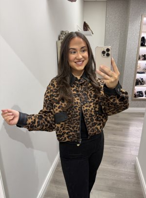 Freya Jacket - Leopard Print