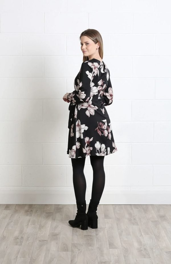 Rant & Rave Grace Dress - Black Floral - Image 2