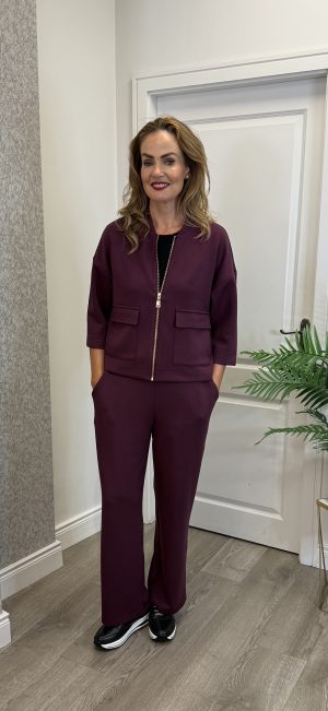 Holly Jacket -  Burgundy