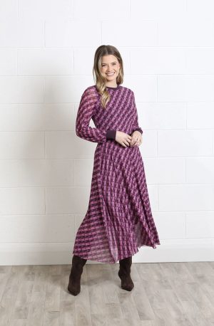 Rant & Rave Lillian Dress - Burgundy