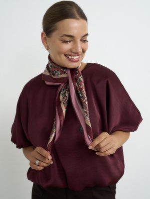 Hayley Scarf - Burgundy