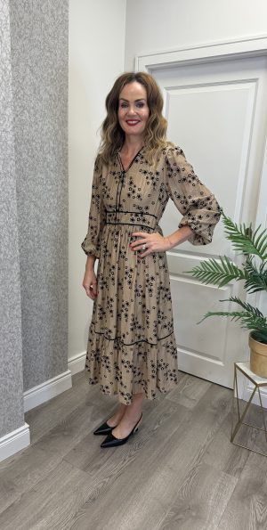 Quinn Dress - Taupe